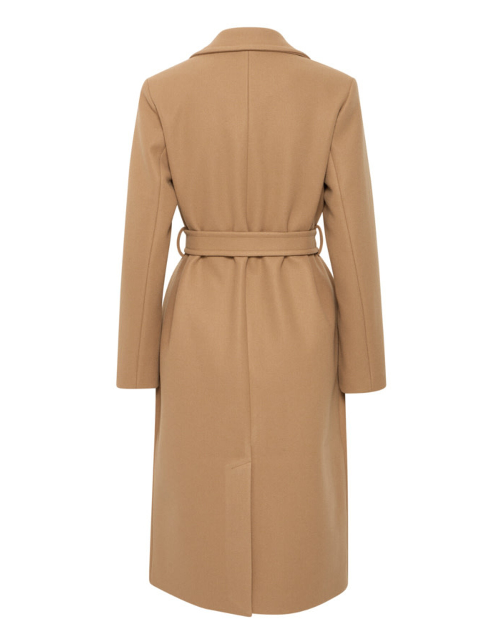 ICHI ICHI - Jannet Belted Long Coat (Tiger's Eye)