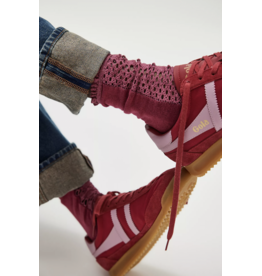 Free people Free People - Rubies Crochet Socks (Deep Sea Burgundy)