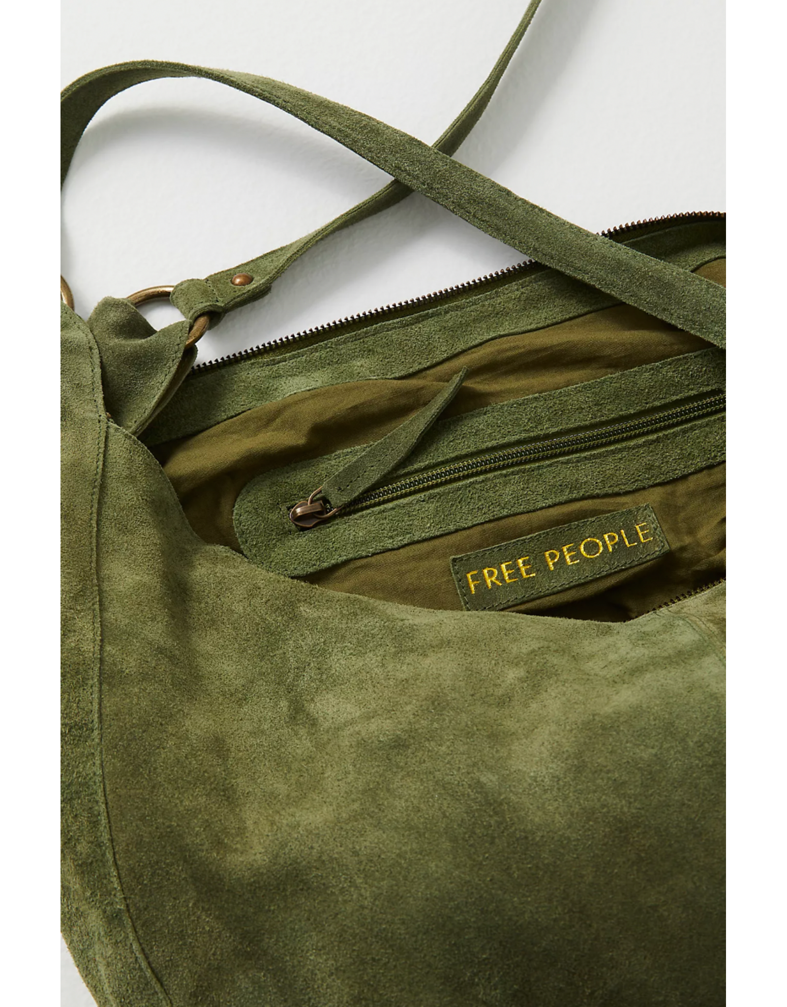 Free people Free People - Roma Suede Tote (Olive Moss)