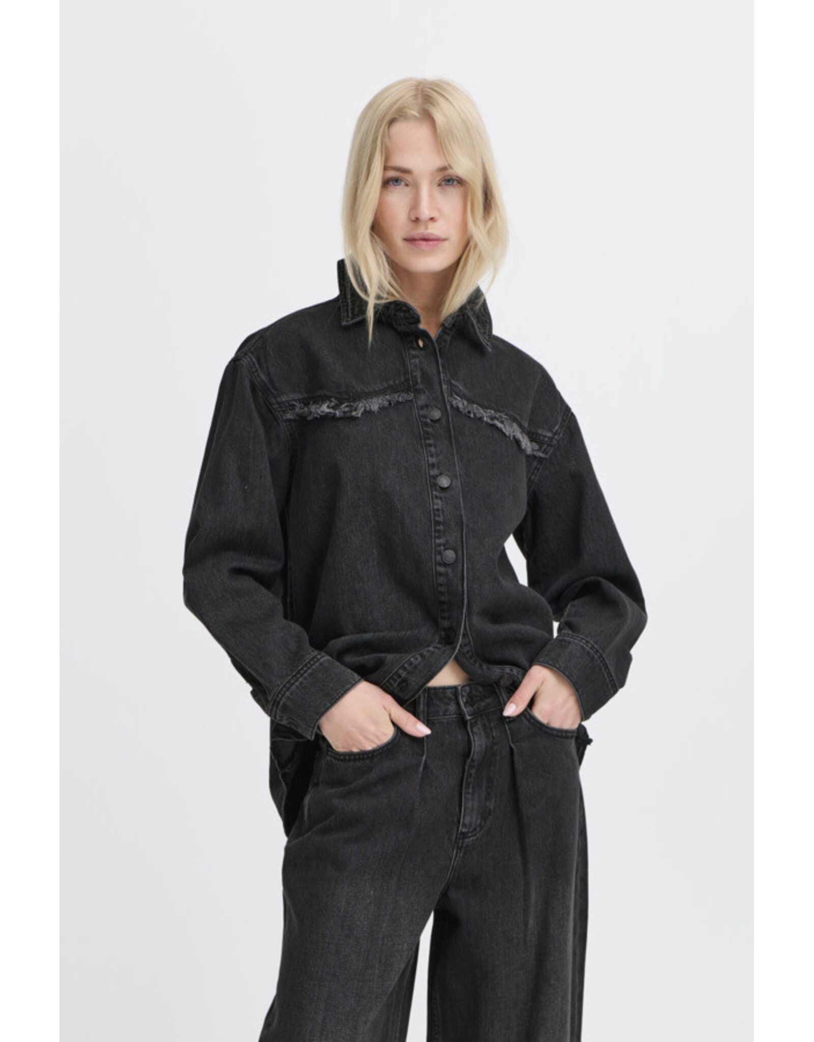 b.young b.young - Kanoa Shirt (Black Denim)