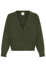ICHI ICHI - Dasila V Neck Cardigan (Rifle Green) ICHI ICHI - Dasila V Neck Cardigan (Rifle Green)