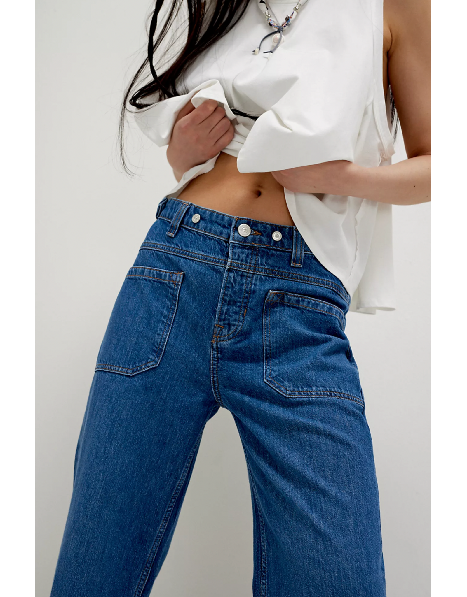 Free people Free People - Palmer Cuffed Jean (Tunnel Vision)
