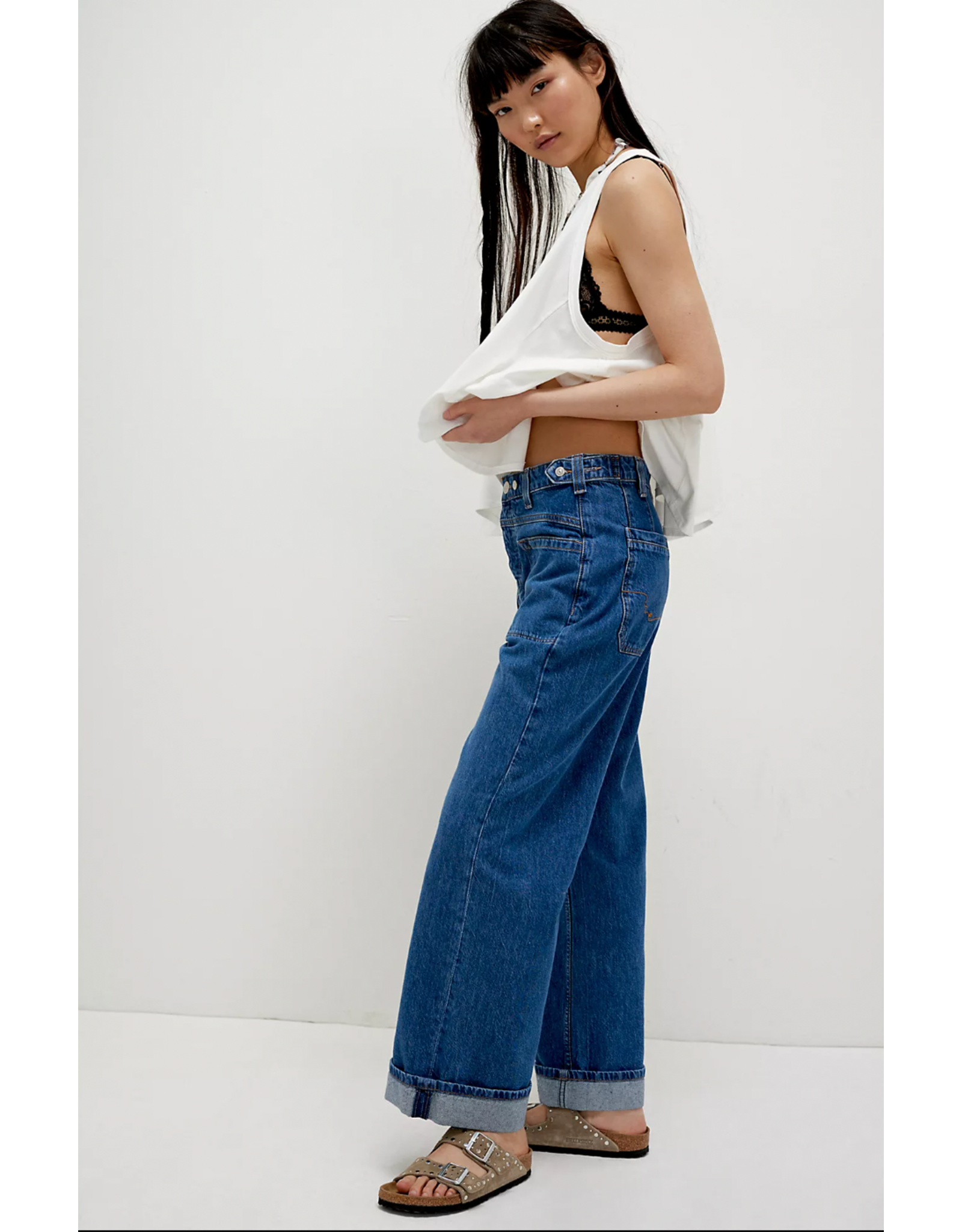 Free people Free People - Palmer Cuffed Jean (Tunnel Vision)