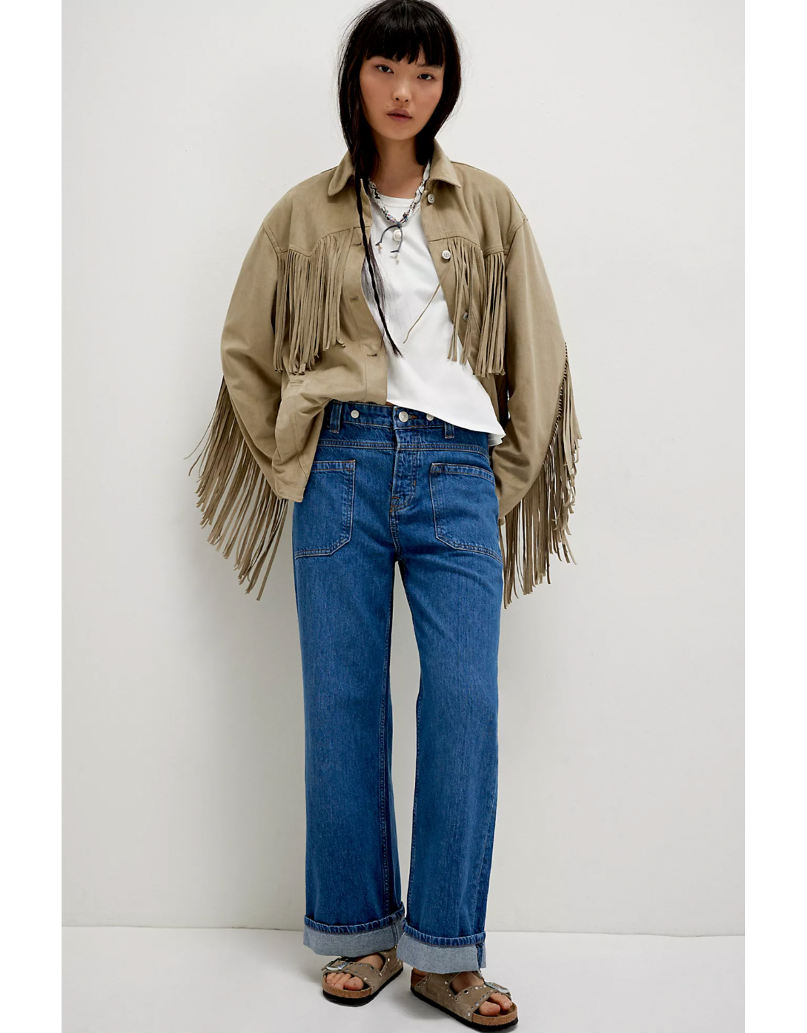 Free people Free People - Palmer Cuffed Jean (Tunnel Vision)