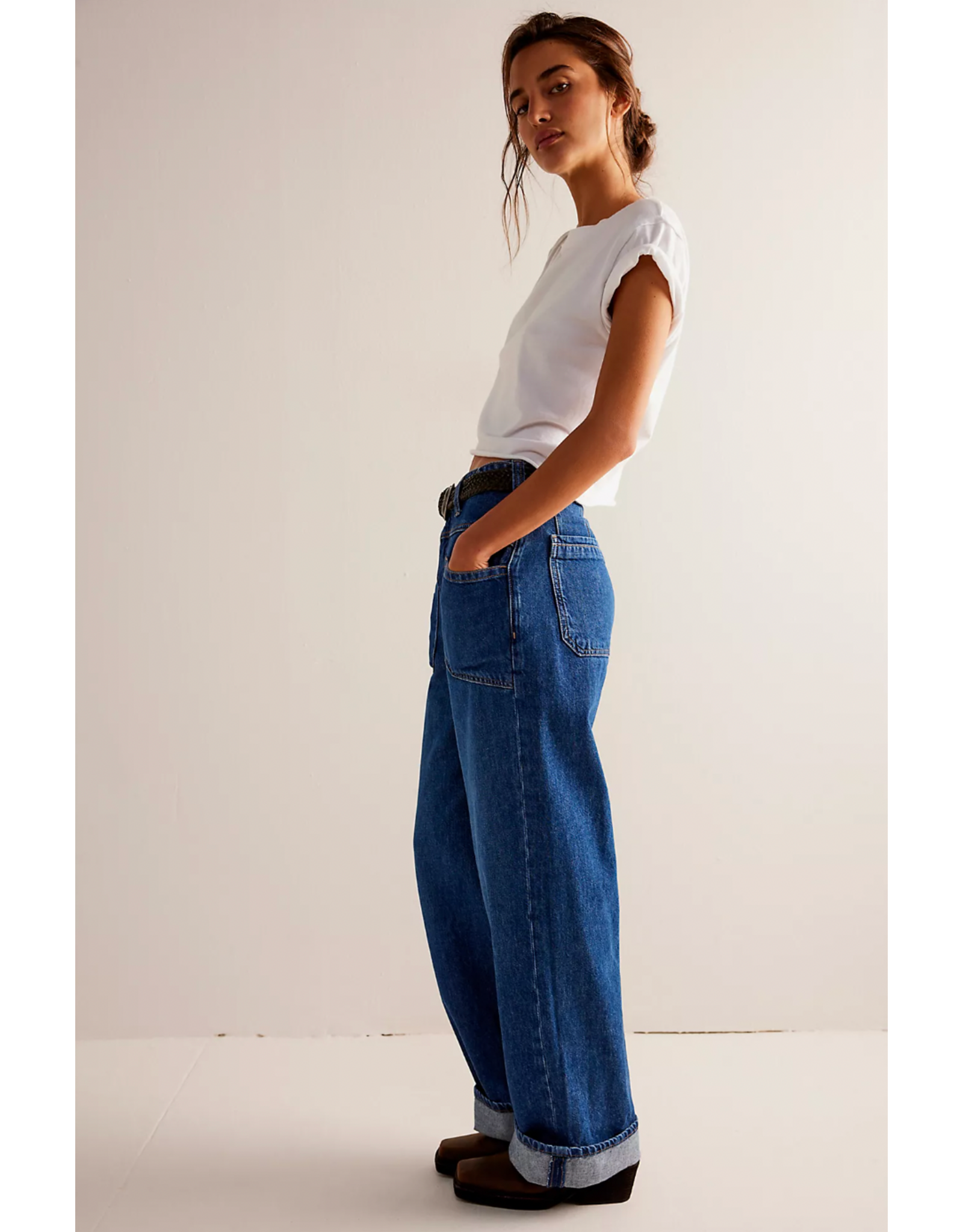 Free people Free People - Palmer Cuffed Jean (Tunnel Vision)