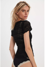Free people Free People - Angelina Lace Tee (Black) Free people Free People - Angelina Lace Tee (Black)