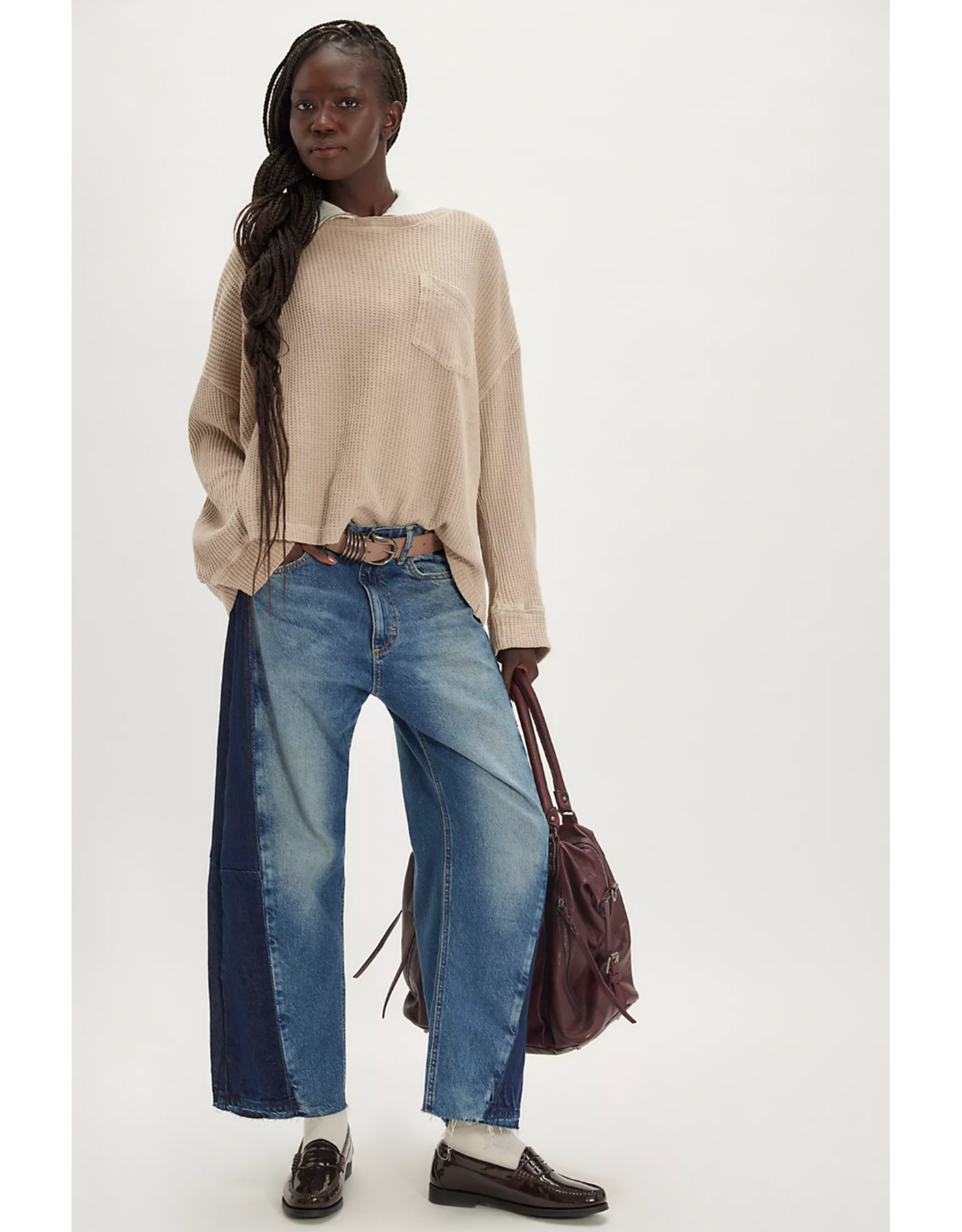 Free people Free People -  We The Free Dawson Pocket Thermal (Smooth Stone)