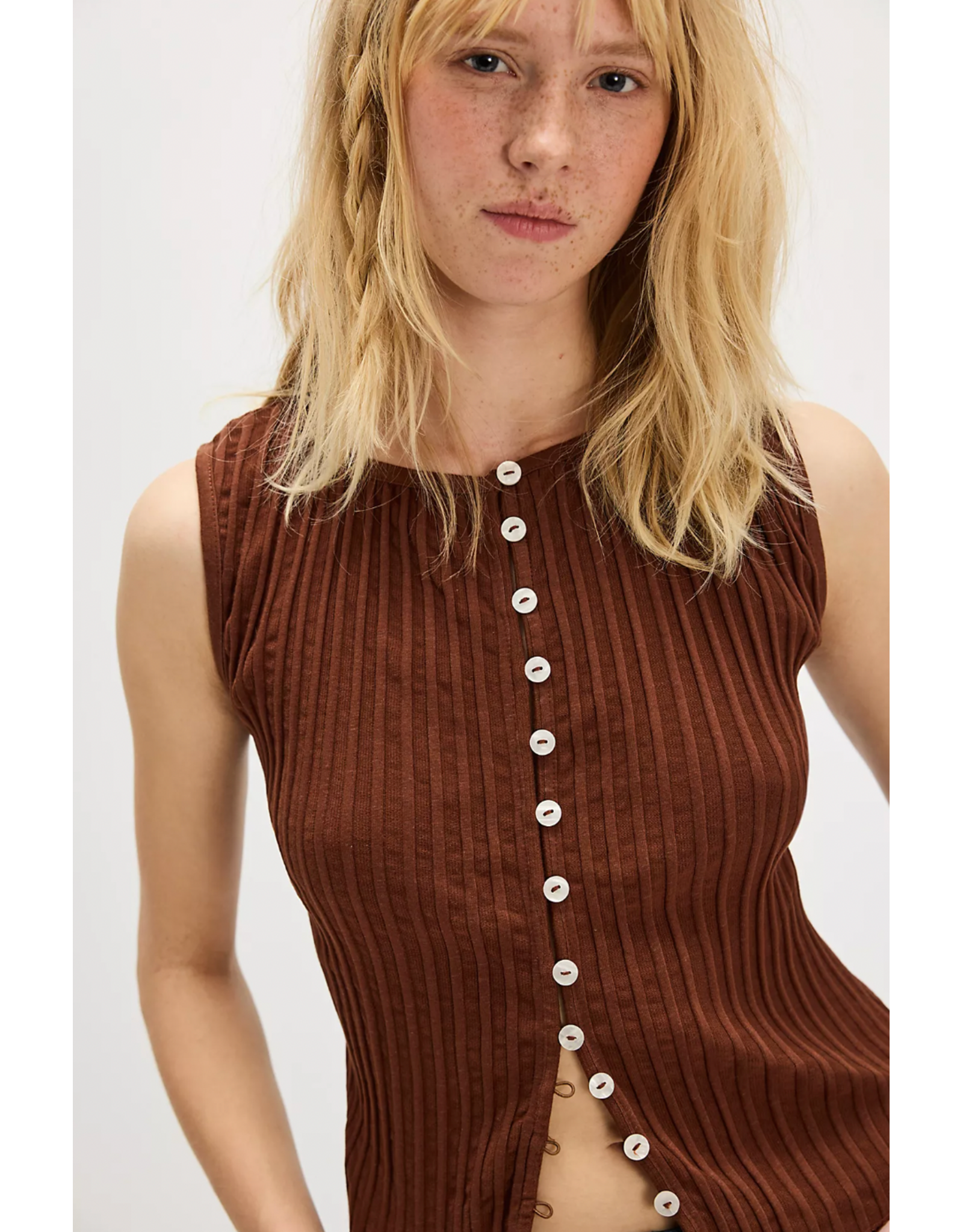 Free people Free People - Tilly Vest (Honey Bronze)
