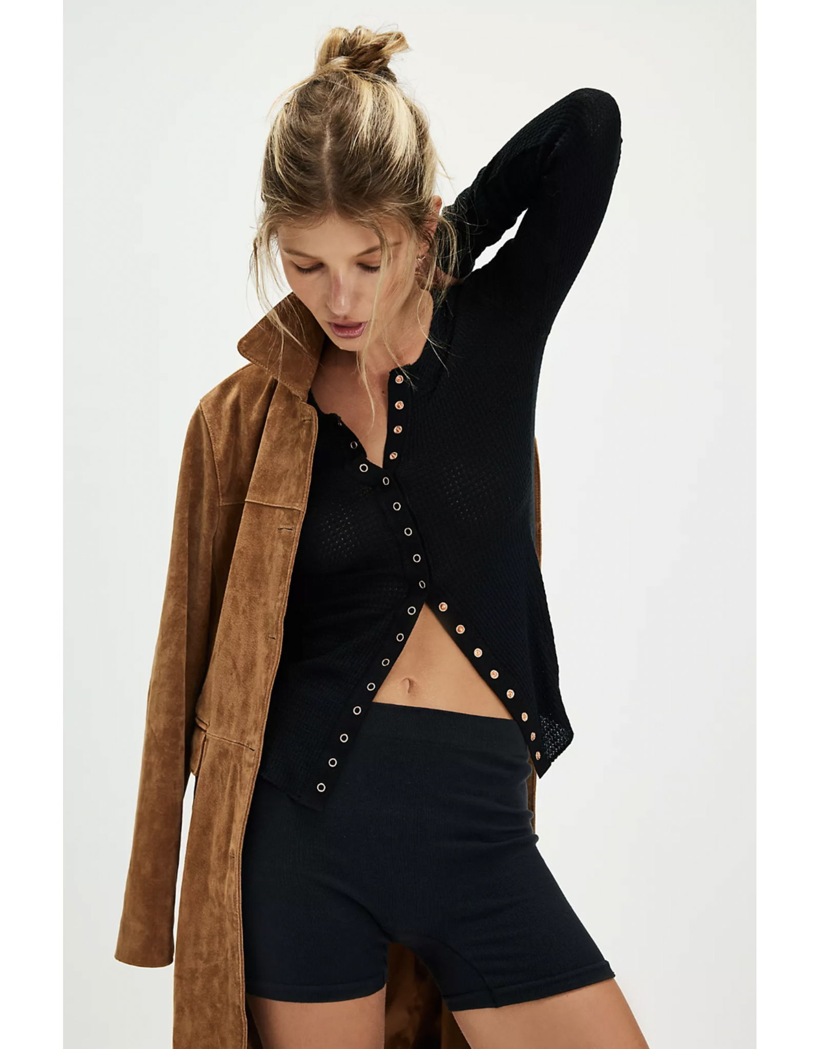 Free people Free People - Going Places Cardi (Black)
