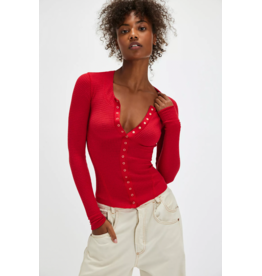 Free people Free People - Going Places Cardi (Cherry Crush)