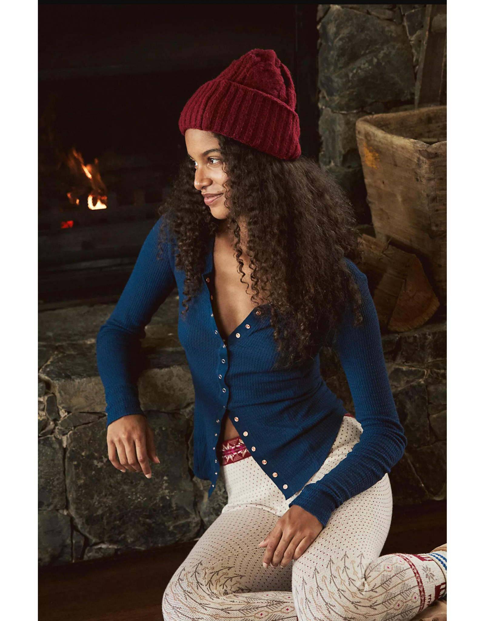 Free people Free People - Going Places Cardi (Deep Seas)