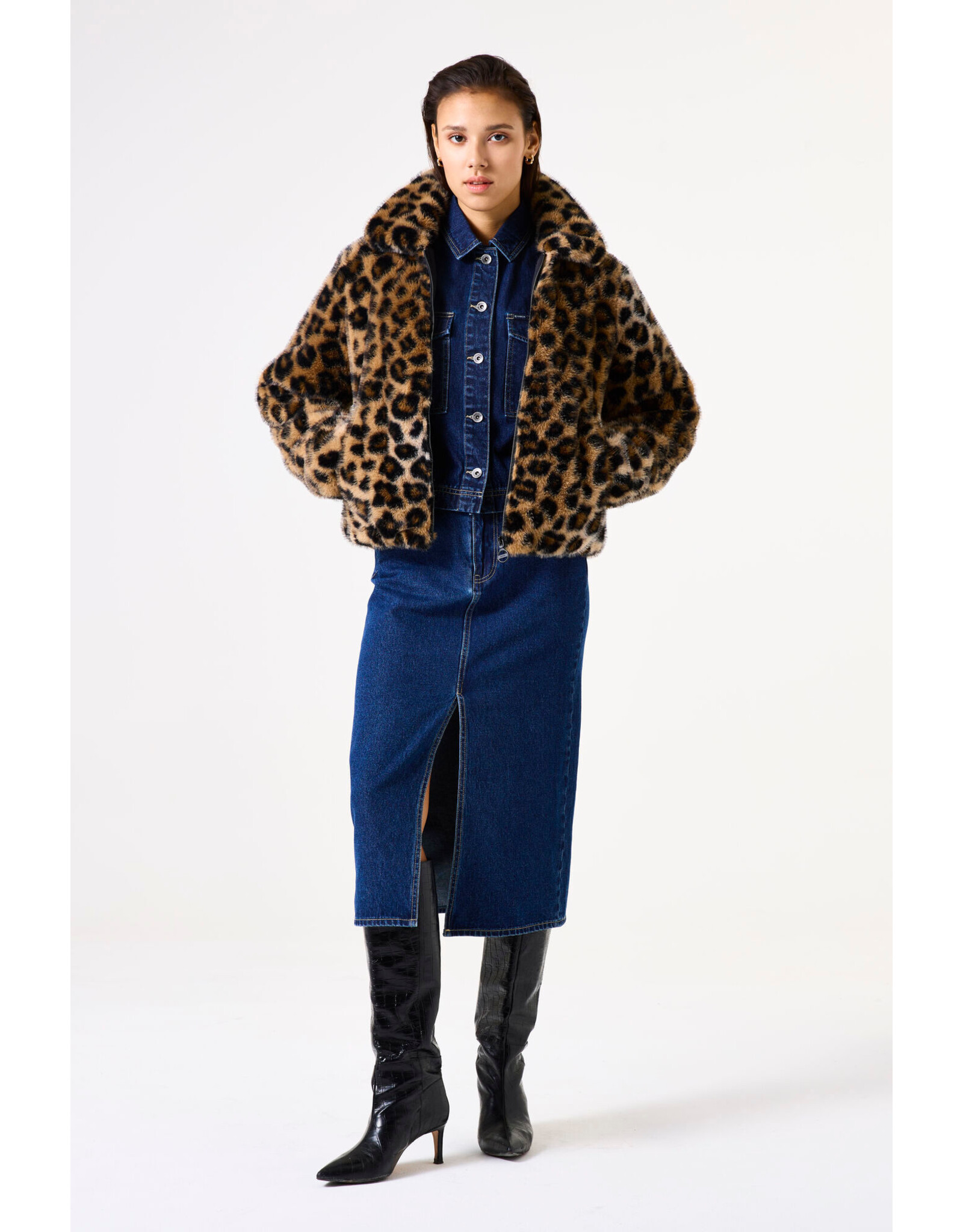 Garcia Garcia - Faux Fur Jacket (Leopard)
