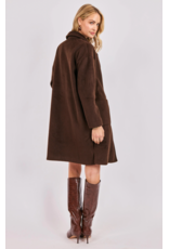 Sadie & Sage Sadie & Sage - Livia Open Front Long Coat (Espresso) Sadie & Sage Sadie & Sage - Livia Open Front Long Coat (Espresso)