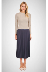 Sadie & Sage Sadie & Sage - Full of Charm Pleated Midi Skirt (Navy) Sadie & Sage Sadie & Sage - Full of Charm Pleated Midi Skirt (Navy)