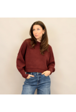 RD Style RD Style - Sumire Long Sleeve Crewneck Pullover (Oxblood)