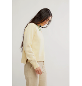 Free people Free People - Spring Street Pullover (Banana Cream)