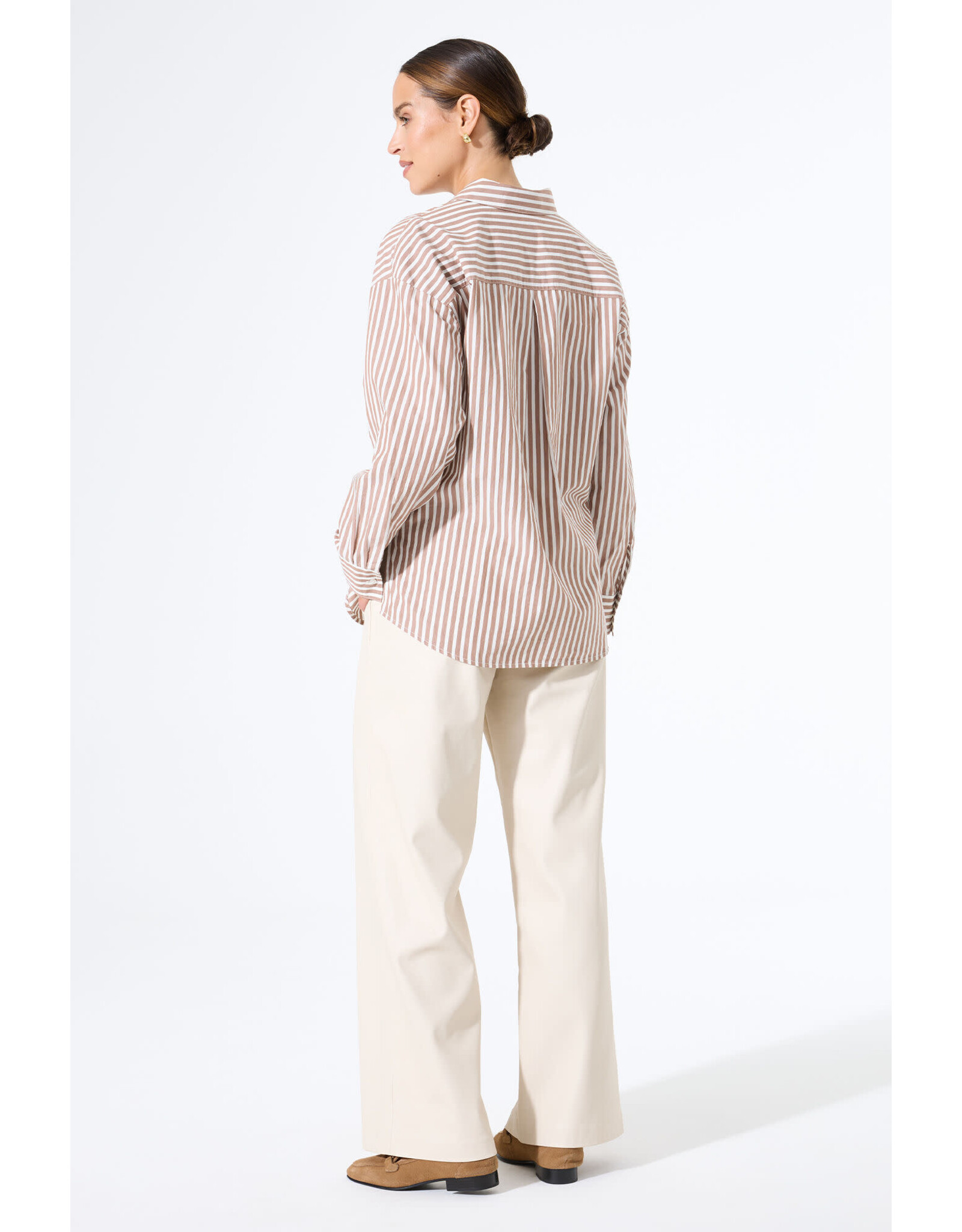 Garcia Garcia - Striped Button Up Blouse (Off White)