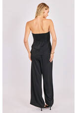Sadie & Sage Sadie & Sage - Romy Satin Pleated Pant (Black) Sadie & Sage Sadie & Sage - Romy Satin Pleated Pant (Black)