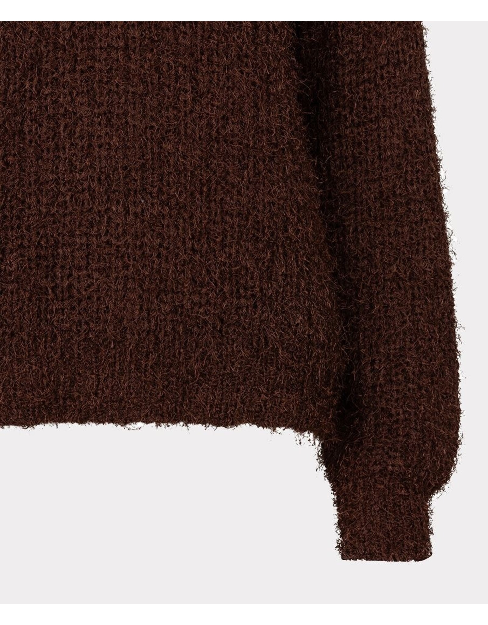 EsQualo Esqualo - Eyelash Sweater (Chocolate Brown)