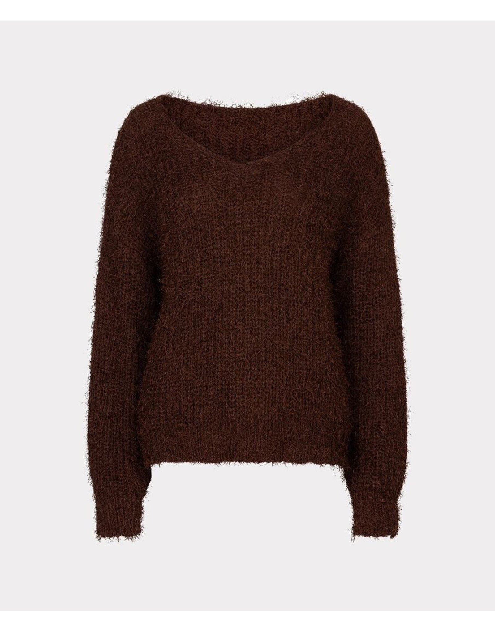 EsQualo Esqualo - Eyelash Sweater (Chocolate Brown)