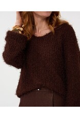 EsQualo Esqualo - Eyelash Sweater (Chocolate Brown)