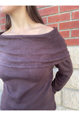 Papillon Papillon - Off the Shoulder Sweater (Brown)