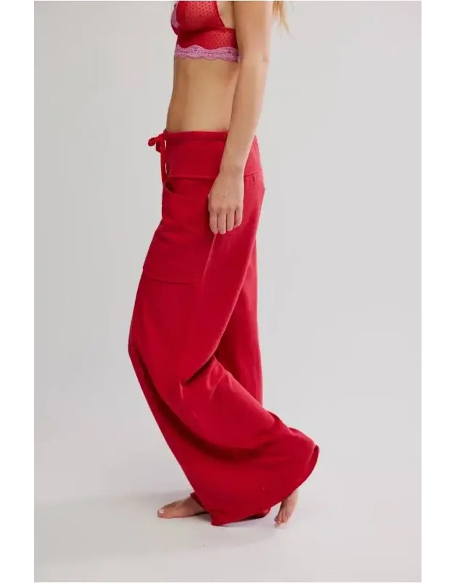 Free people Free People - Staycation Lounge Pants (Deep Cherry)
