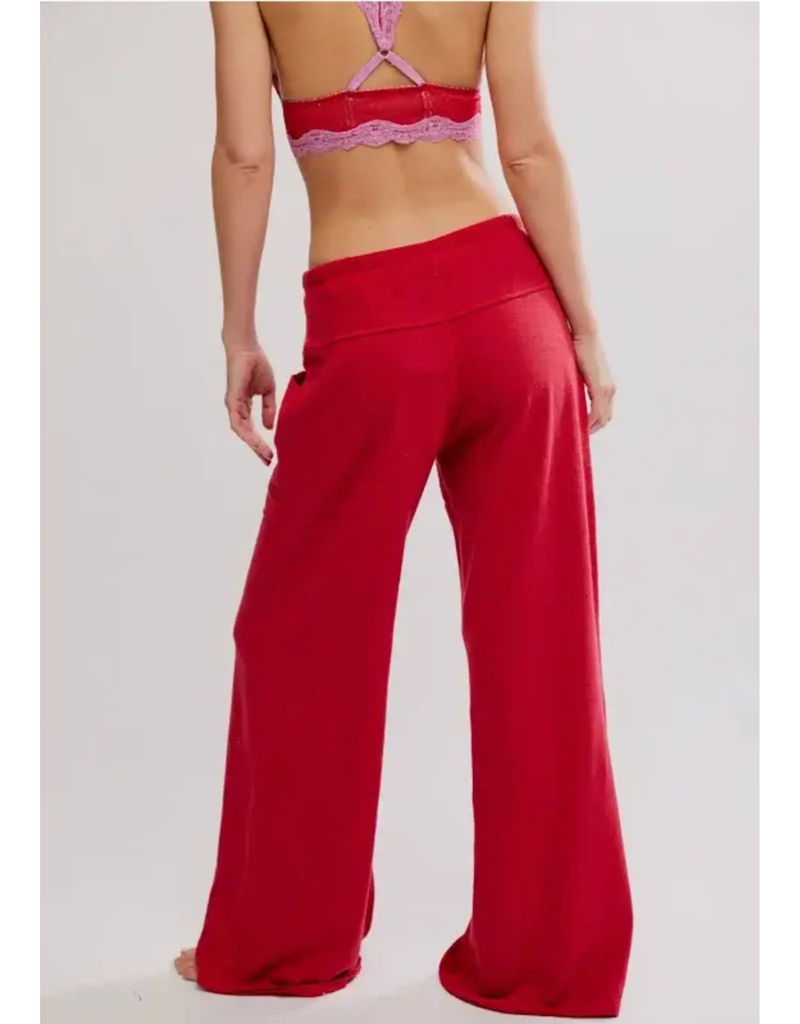 Free people Free People - Staycation Lounge Pants (Deep Cherry)