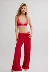 Free people Free People - Staycation Lounge Pants (Deep Cherry)