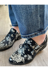 Django and Juliette Django & Juliette - Kotty (Black / Milk Floral Leather)