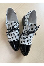 Django and Juliette Django & Juliette - Kotty (Blk - White & Blk Spot Patent Leather) Django and Juliette Django & Juliette - Kotty (Blk - White & Blk Spot Patent Leather)