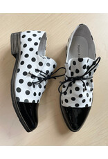 Django and Juliette Django & Juliette - Kotty (Blk - White & Blk Spot Patent Leather) Django and Juliette Django & Juliette - Kotty (Blk - White & Blk Spot Patent Leather)