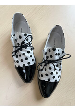 Django and Juliette Django & Juliette - Kotty (Blk - White & Blk Spot Patent Leather) Django and Juliette Django & Juliette - Kotty (Blk - White & Blk Spot Patent Leather)
