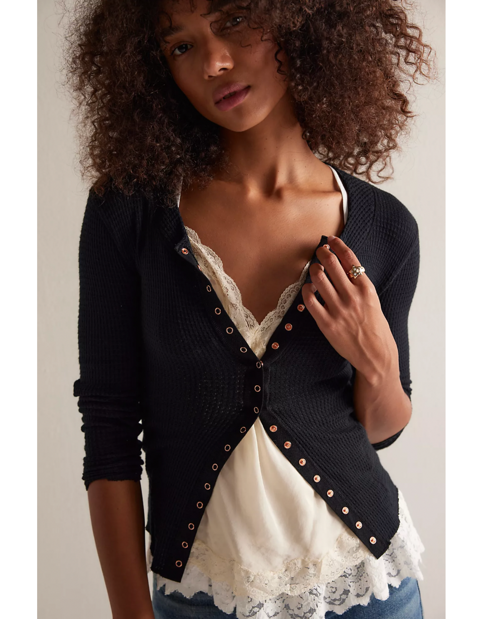 Free people Free People - Going Places Cardi (Black)