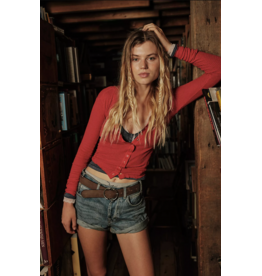 Free people Free People - Going Places Cardi (Cherry Crush)