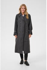 Kaffe Kaffe - Patricia Trench Coat (Black Oyster)