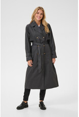 Kaffe Kaffe - Patricia Trench Coat (Black Oyster)
