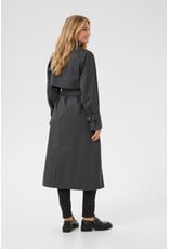 Kaffe Kaffe - Patricia Trench Coat (Black Oyster)