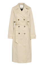 Kaffe Kaffe - Patricia Trench Coat (Feather Grey)