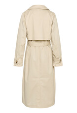 Kaffe Kaffe - Patricia Trench Coat (Feather Grey)