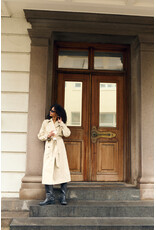 Kaffe Kaffe - Patricia Trench Coat (Feather Grey)