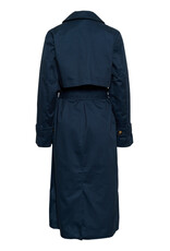 Kaffe Kaffe - Patricia Trench Coat (Midnight Marine)