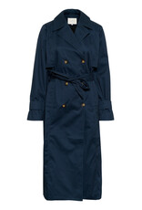 Kaffe Kaffe - Patricia Trench Coat (Midnight Marine)