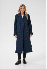 Kaffe Kaffe - Patricia Trench Coat (Midnight Marine)