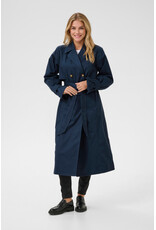 Kaffe Kaffe - Patricia Trench Coat (Midnight Marine)