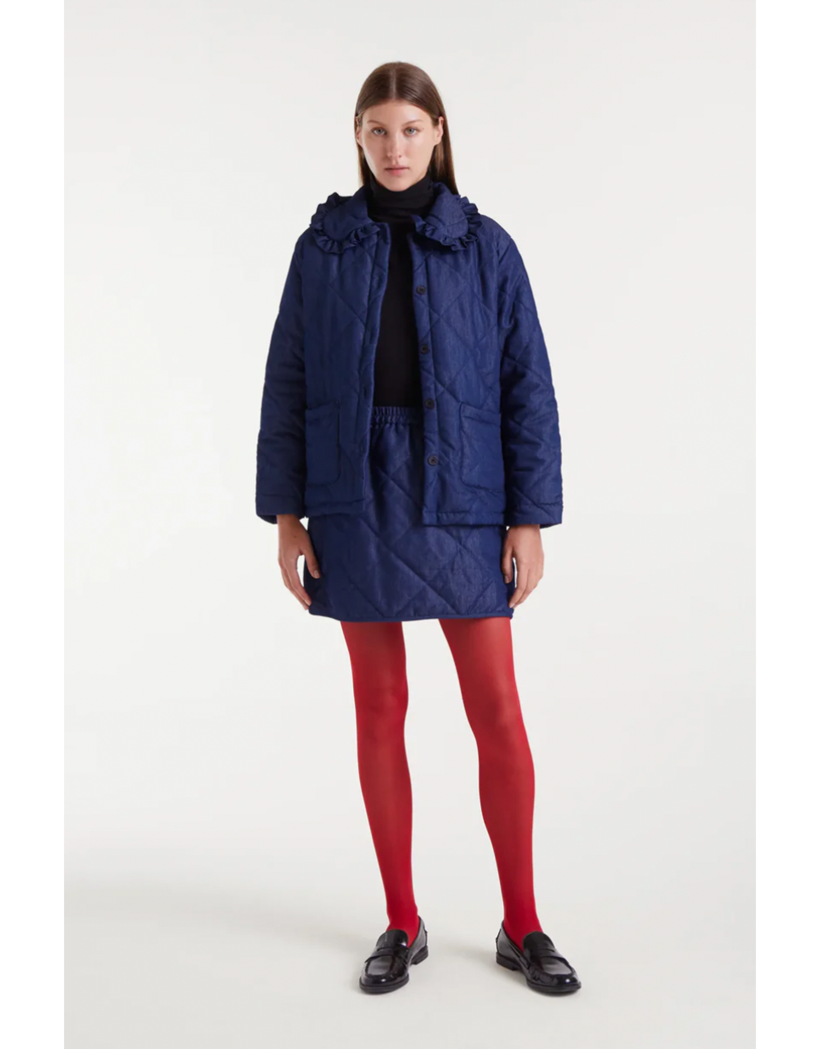 Compania Fantastica Compania Fantastica - Quilted Skirt (Blue)