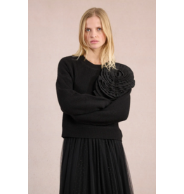 Molly Bracken Molly Bracken -  Corsage Sweater (Black)