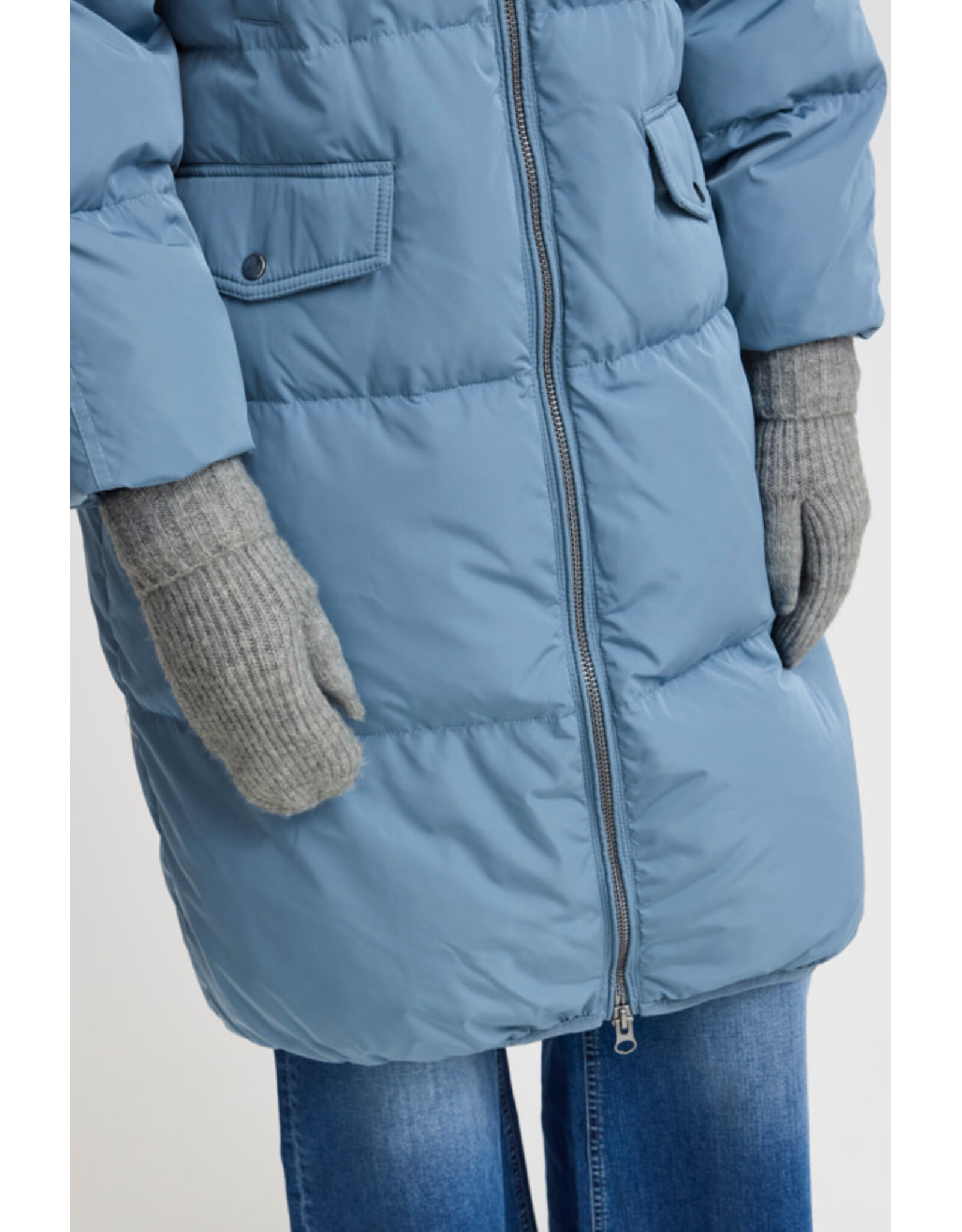 ICHI ICHI - Ivo Mitten (Light Grey Melange)