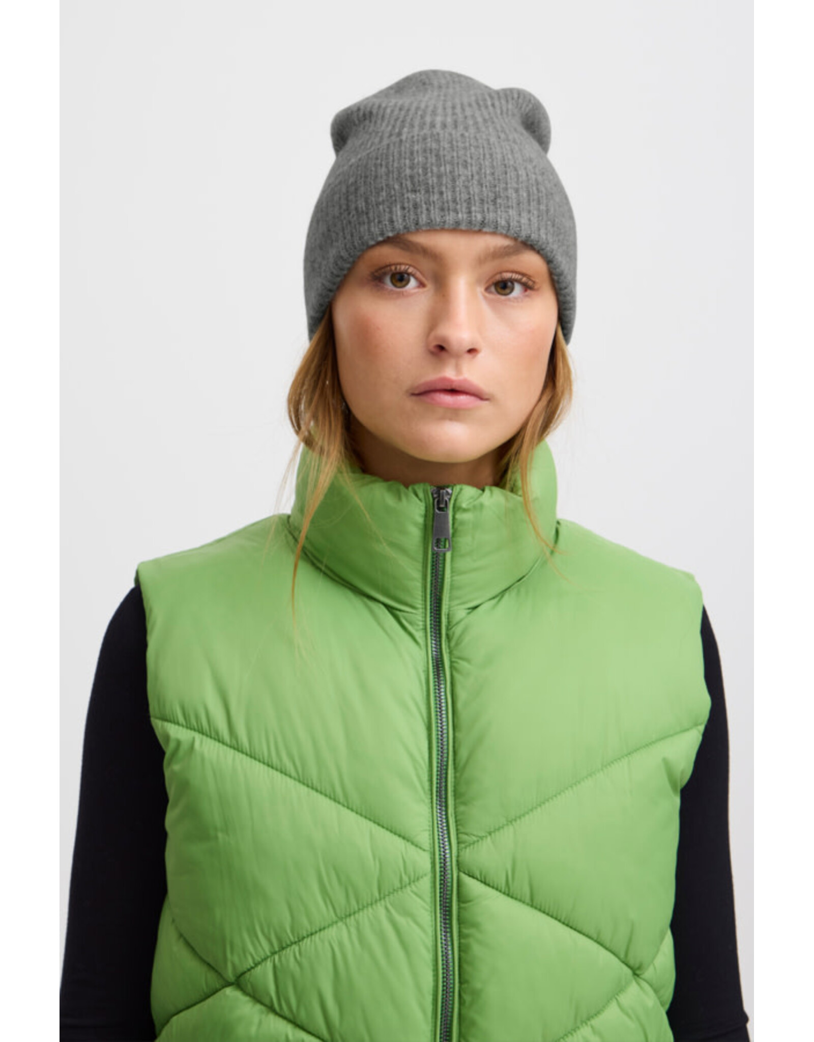 ICHI ICHI - Ivo Beanie (Light grey)