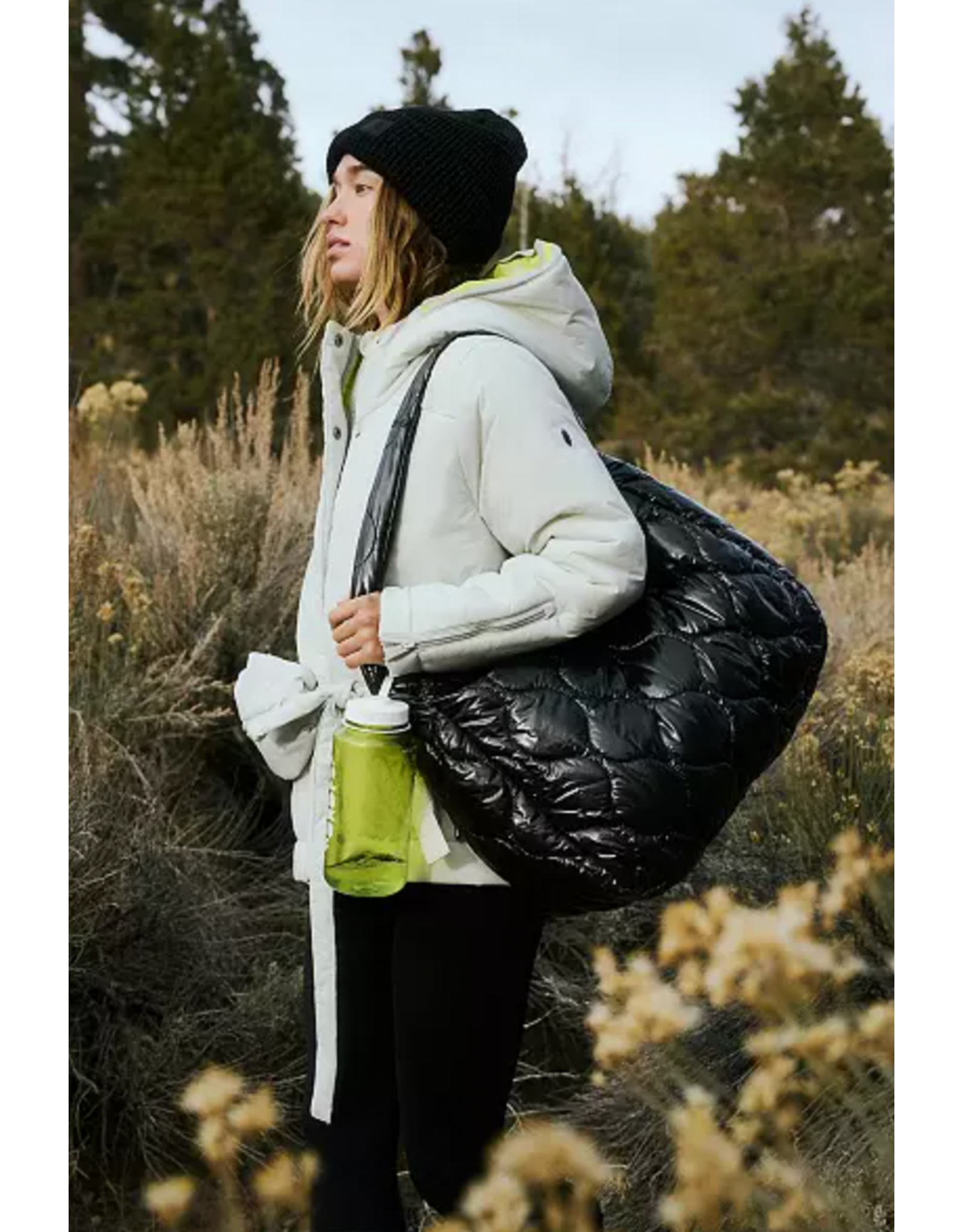 Free people Free People - Surplus Shine Carryall (Black Patent)